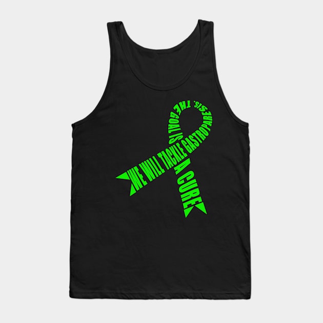 Goal Is A Cure Green Ribbon - Gastroparesis Tank Top by Crimsonwolf28